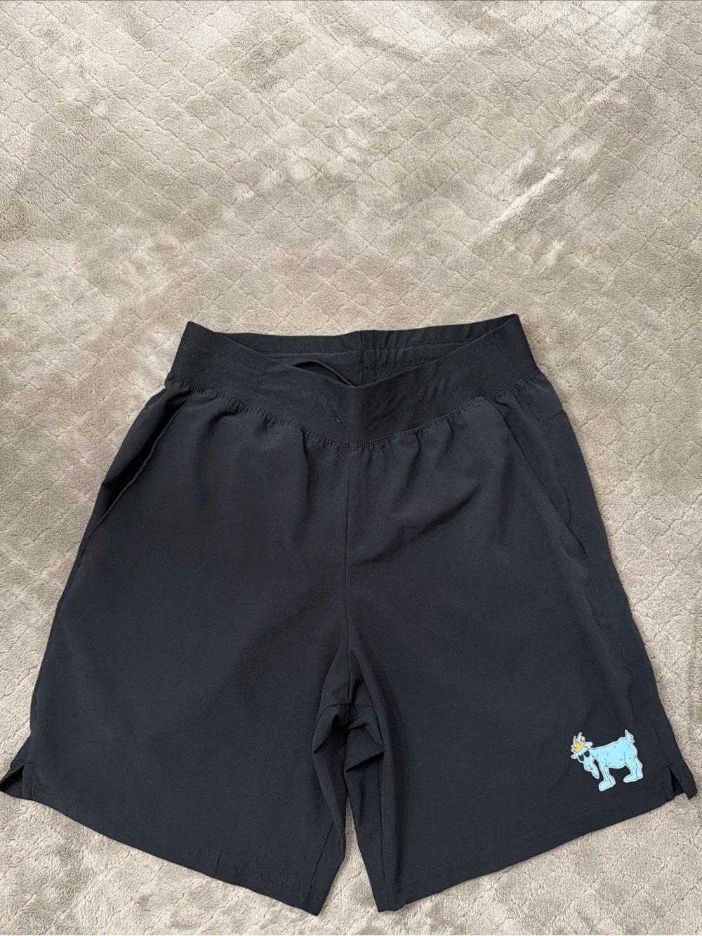 GOAT USA Athletic Performance Shorts Small  Black Excellent Used Condition
